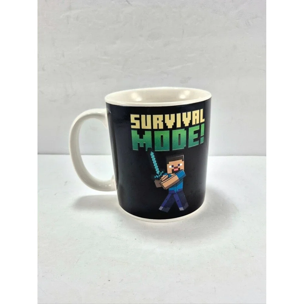 Official Minecraft Survival Mode Heat Change Ceramic Mug - 11oz